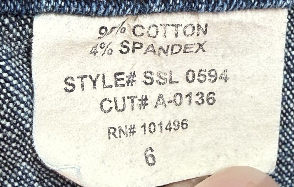 Arden B Jeans Women 6 Bootcut Medium Wash Stretch Y2K Made USA - Picture 4 of 8